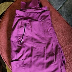 Purple label yoga scrub pants
